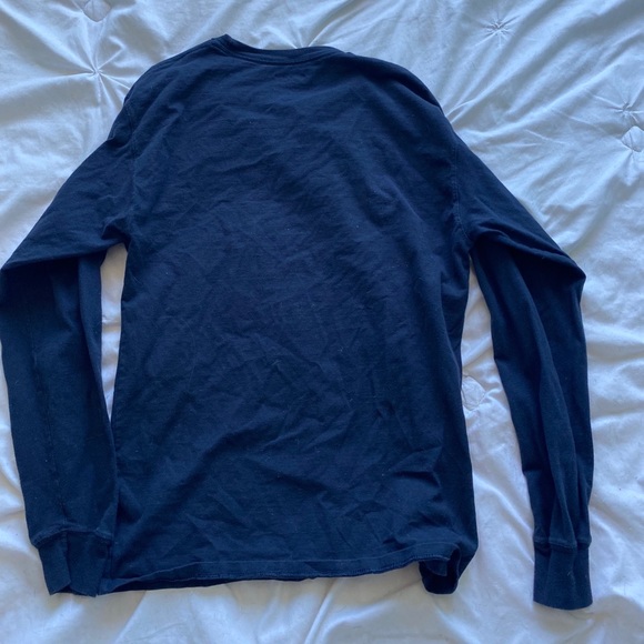 champion navy blue and white medium long sleeve 💙🤍 - Picture 4 of 4